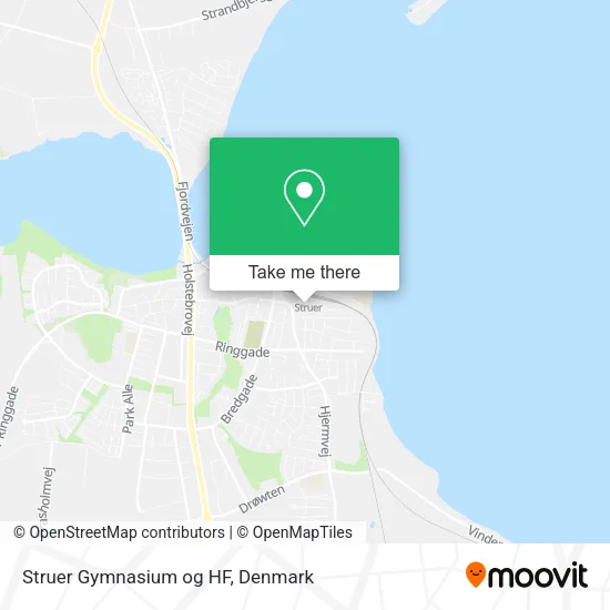 Struer Gymnasium og HF map