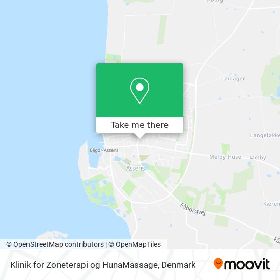 Klinik for Zoneterapi og HunaMassage map