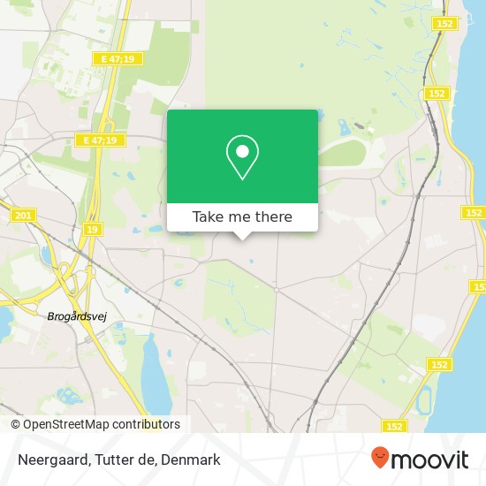 Neergaard, Tutter de map