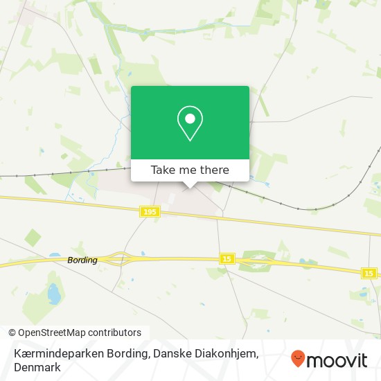 Kærmindeparken Bording, Danske Diakonhjem map