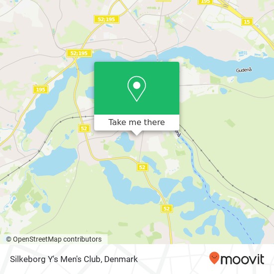Silkeborg Y's Men's Club map
