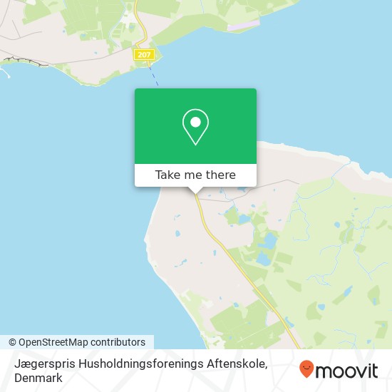 Jægerspris Husholdningsforenings Aftenskole map