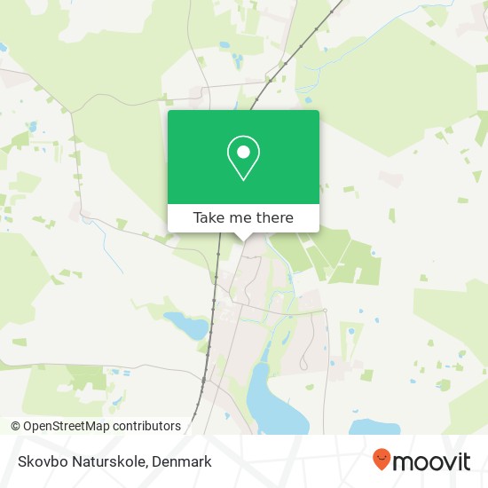 Skovbo Naturskole map