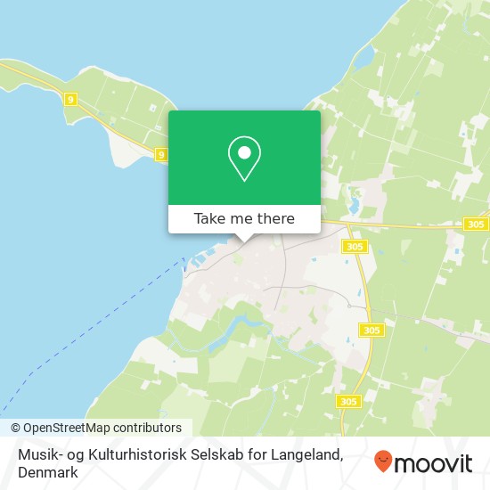 Musik- og Kulturhistorisk Selskab for Langeland map