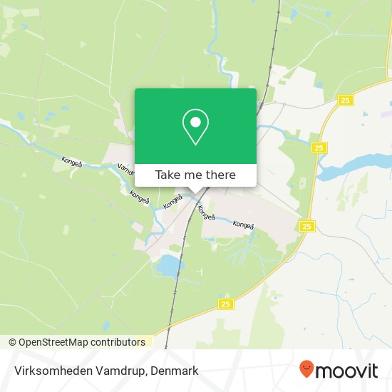 Virksomheden Vamdrup map