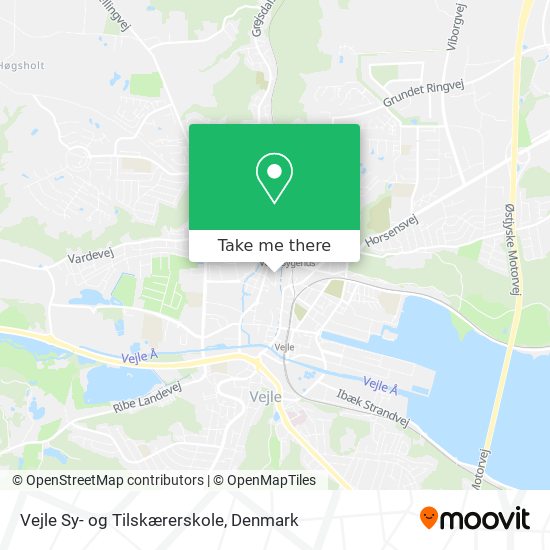 Vejle Sy- og Tilskærerskole map