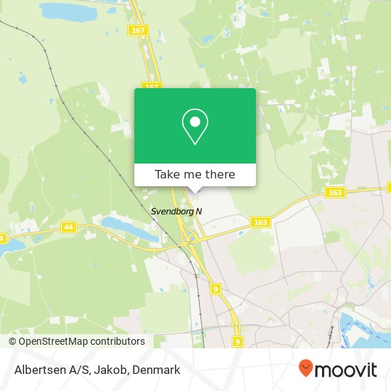 Albertsen A/S, Jakob map
