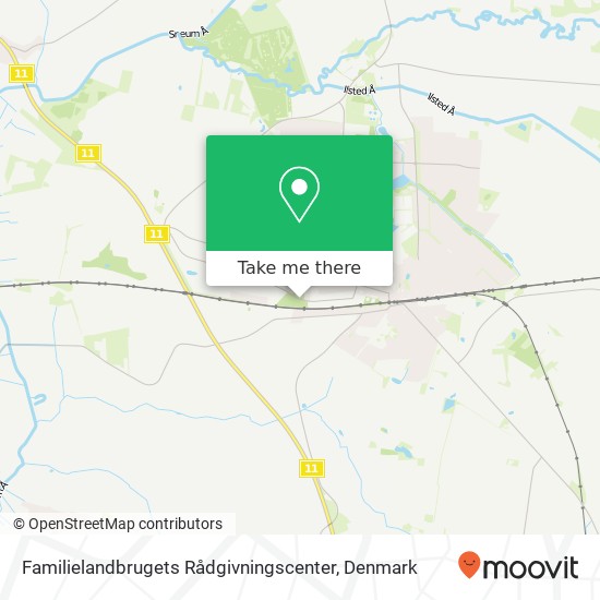 Familielandbrugets Rådgivningscenter map