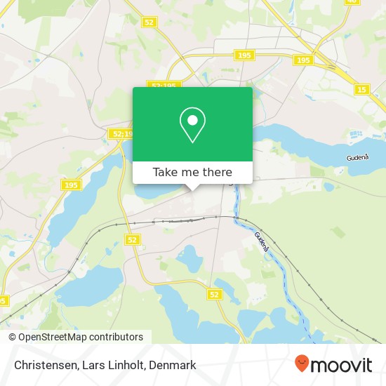 Christensen, Lars Linholt map