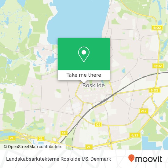 Landskabsarkitekterne Roskilde I / S map