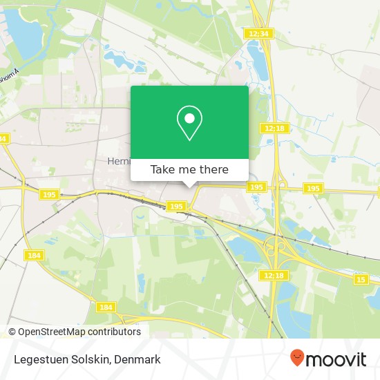 Legestuen Solskin map