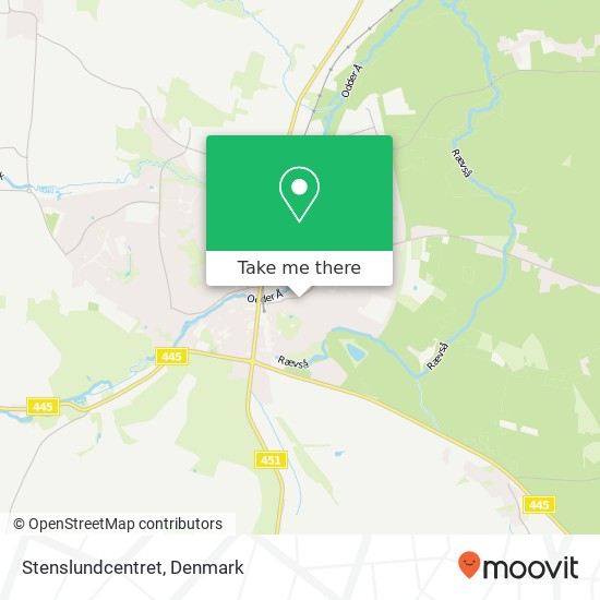 Stenslundcentret map