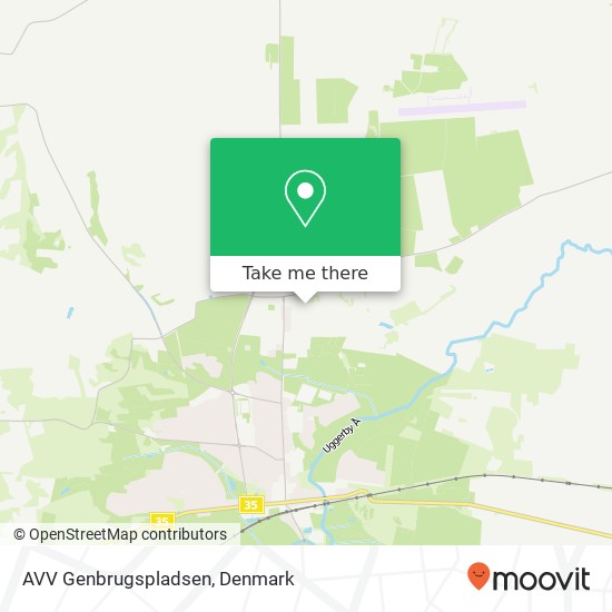 AVV Genbrugspladsen map