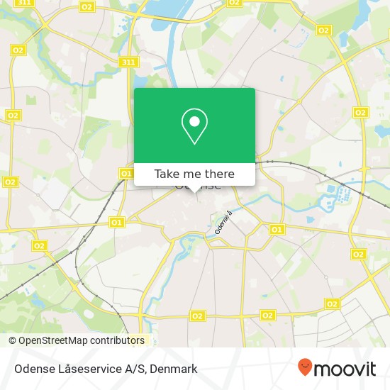 Odense Låseservice A/S map