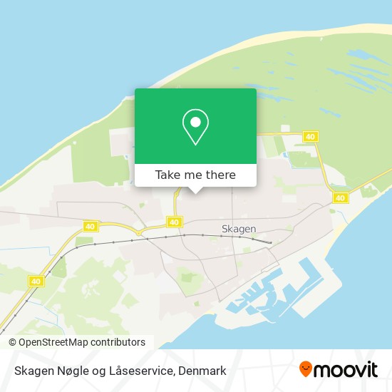 Skagen Nøgle og Låseservice map