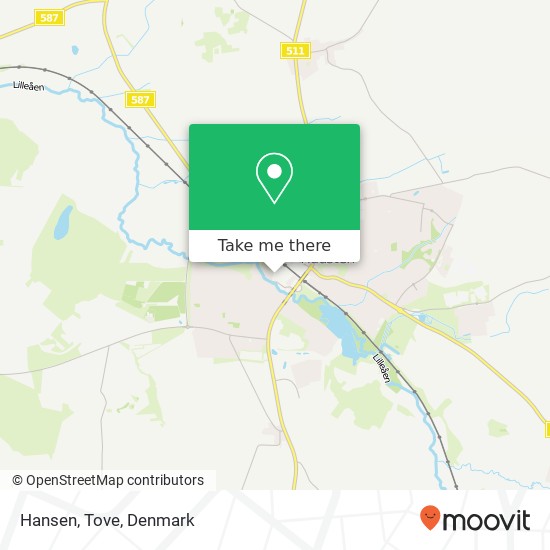 Hansen, Tove map