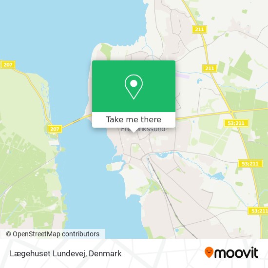 Lægehuset Lundevej map