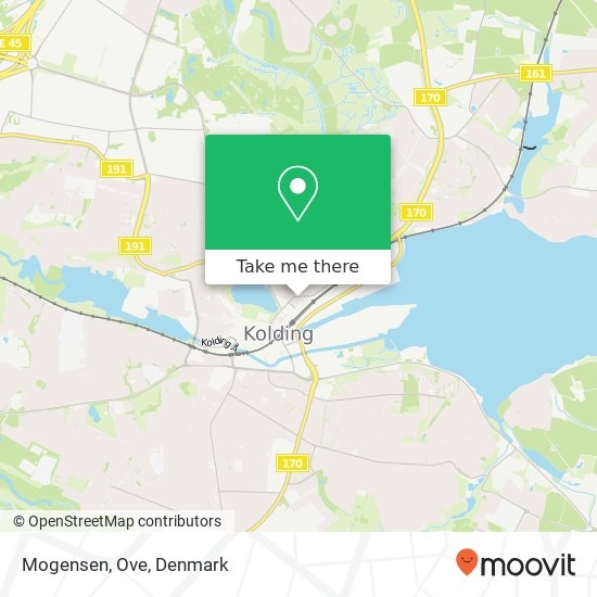 Mogensen, Ove map