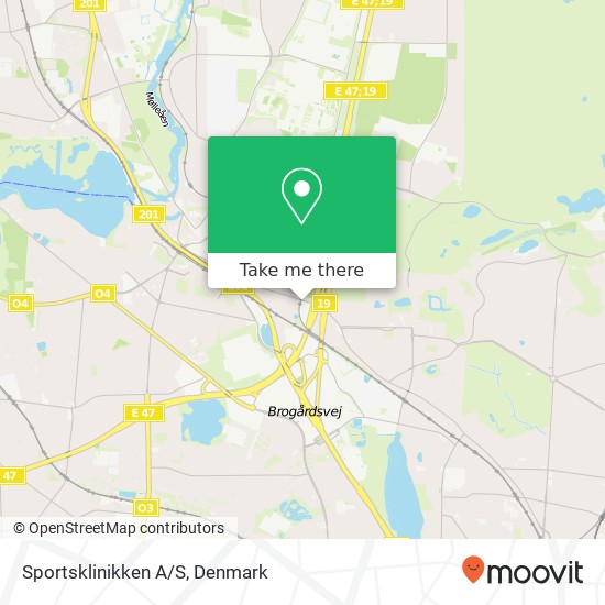 Sportsklinikken A/S map