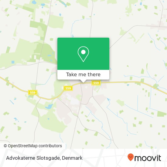 Advokaterne Slotsgade map