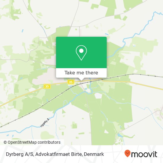 Dyrberg A / S, Advokatfirmaet Birte map