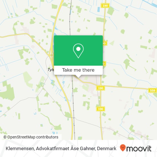 Klemmensen, Advokatfirmaet Åse Gahner map