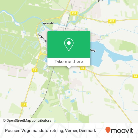 Poulsen Vognmandsforretning, Verner map