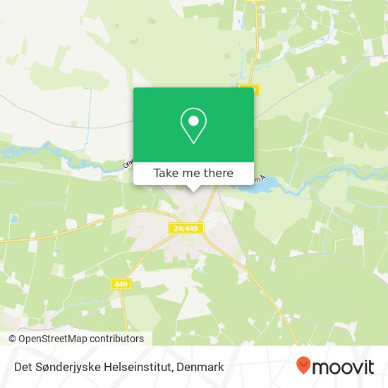 Det Sønderjyske Helseinstitut map