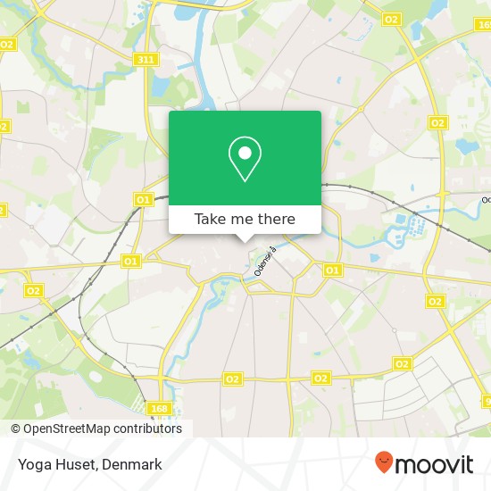 Yoga Huset map