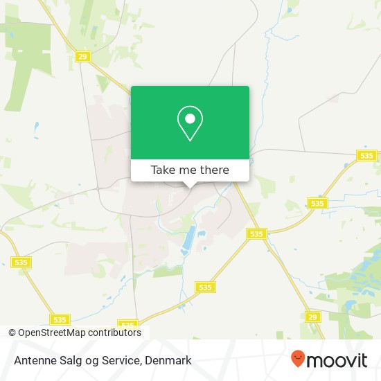 Antenne Salg og Service map