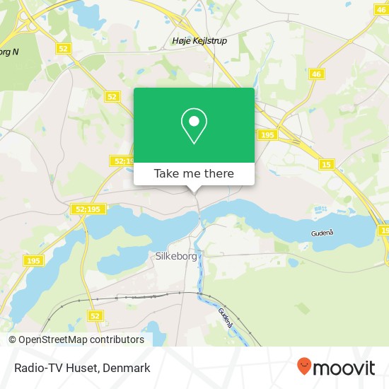 Radio-TV Huset map