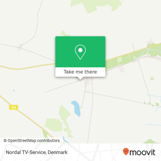 Nordal TV-Service map