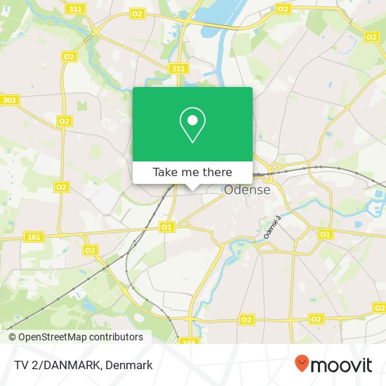 TV 2/DANMARK map
