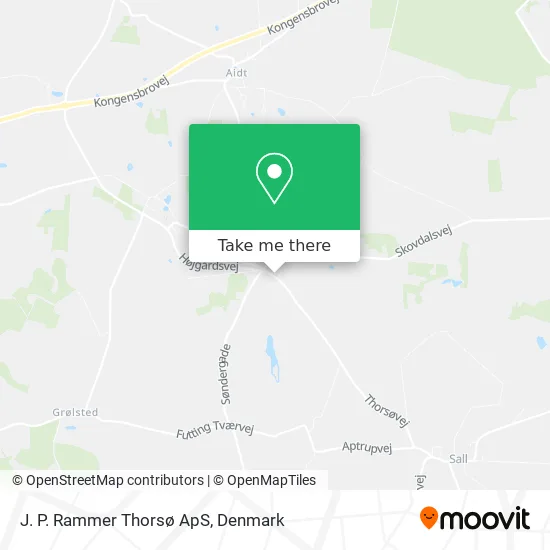 J. P. Rammer Thorsø ApS map