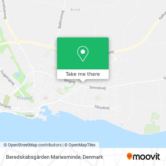 Beredskabsgården Mariesminde map