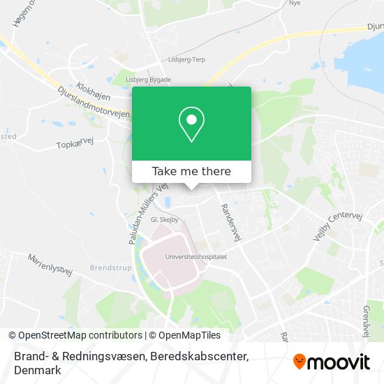 Brand- & Redningsvæsen, Beredskabscenter map