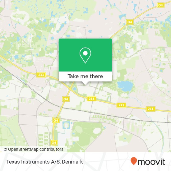 Texas Instruments A/S map