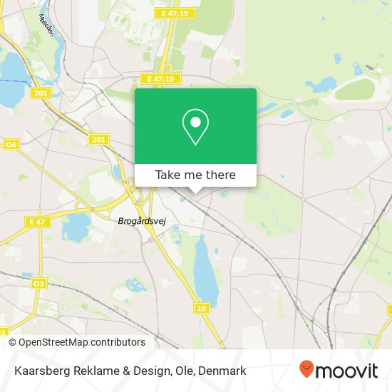 Kaarsberg Reklame & Design, Ole map
