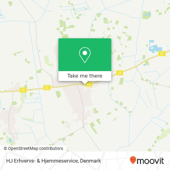 HJ Erhvervs- & Hjemmeservice map