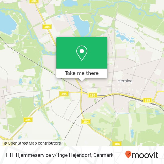 I. H. Hjemmeservice v/ Inge Hejendorf map