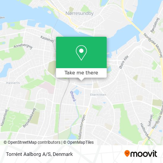 Torrént Aalborg A/S map