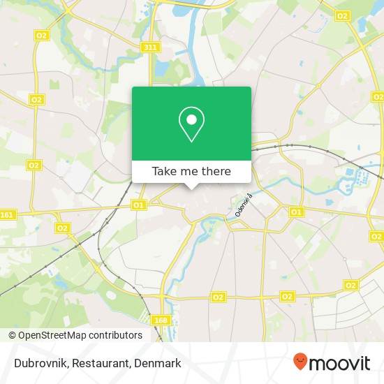 Dubrovnik, Restaurant map