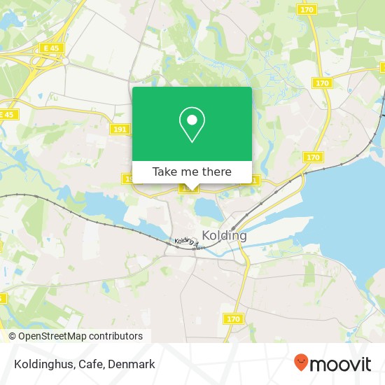 Koldinghus, Cafe map