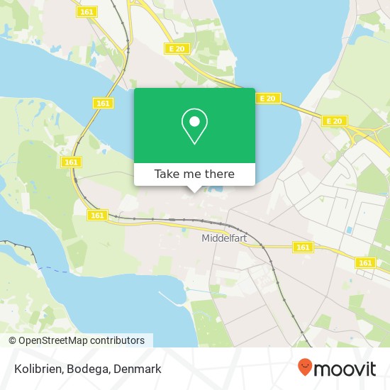Kolibrien, Bodega map