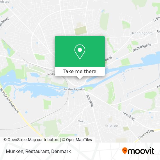 Munken, Restaurant map