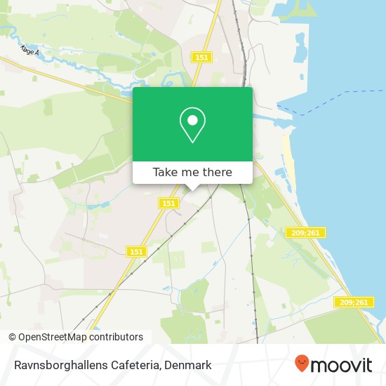 Ravnsborghallens Cafeteria map