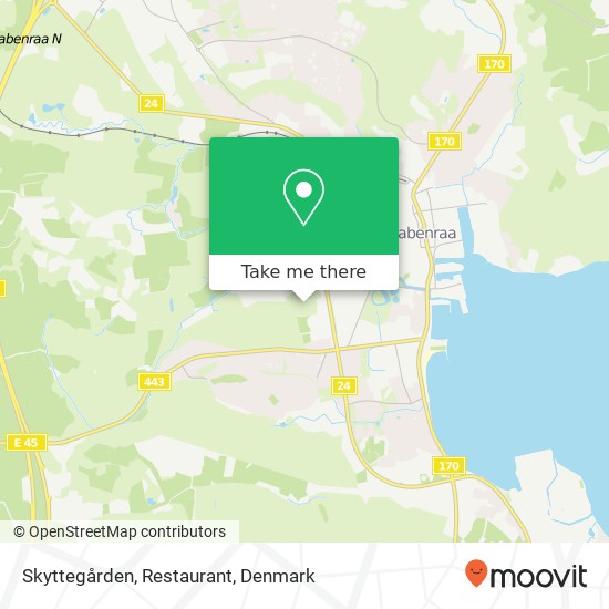 Skyttegården, Restaurant map