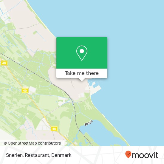 Snerlen, Restaurant map