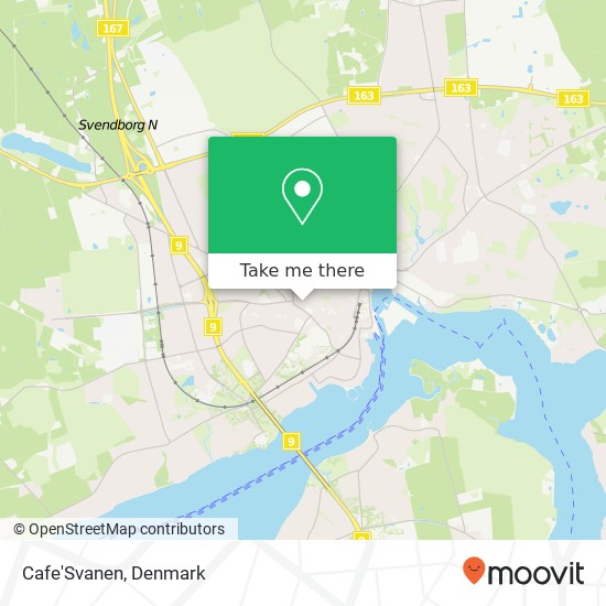 Cafe'Svanen map