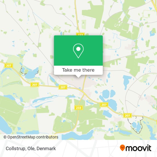 Collstrup, Ole map